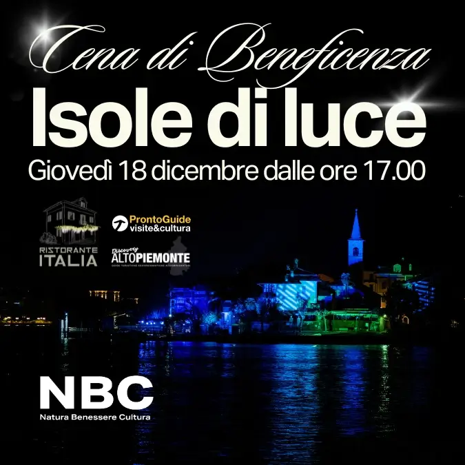 Evento Cena di Beneficenza Isola Pescatore - 18 dic 2025